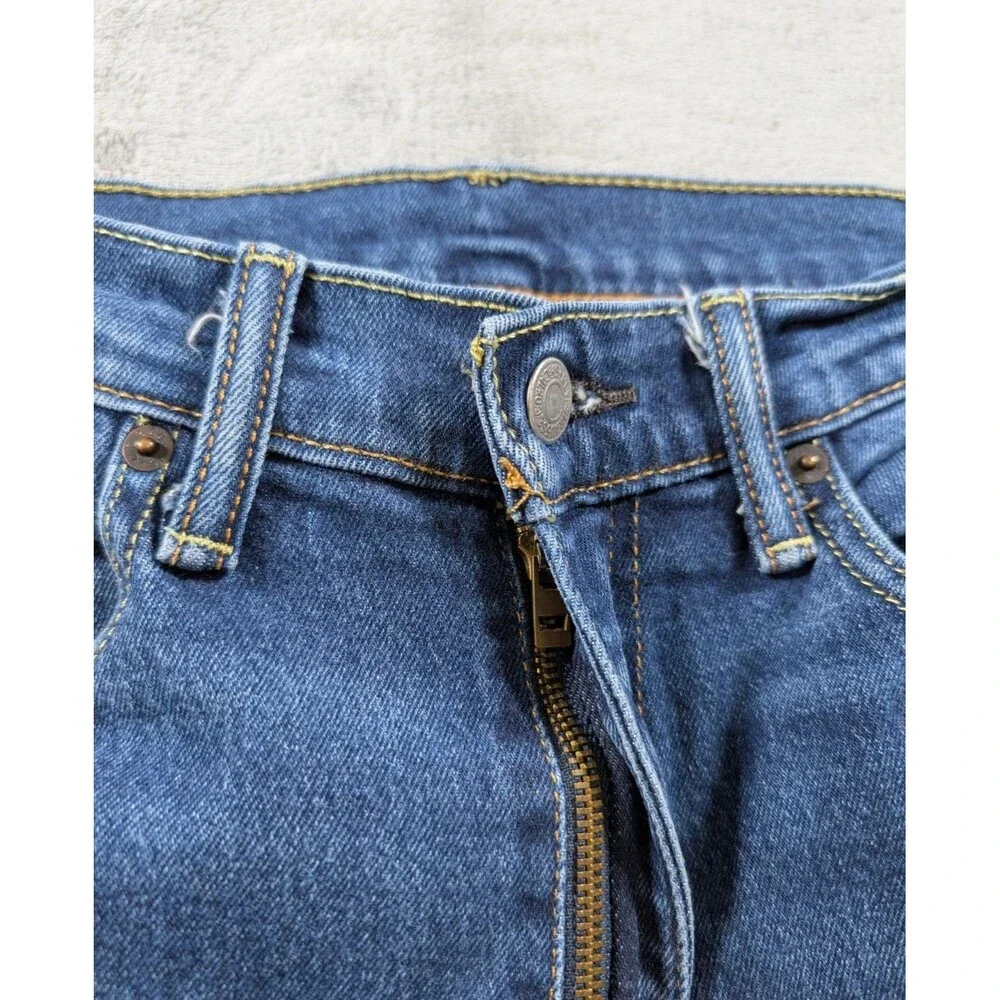 Levi’s 514 Jeans Mens 34x30 Blue Straight Fit Stretch Denim Mid Rise Casual